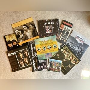 Collection of Beatles calendars